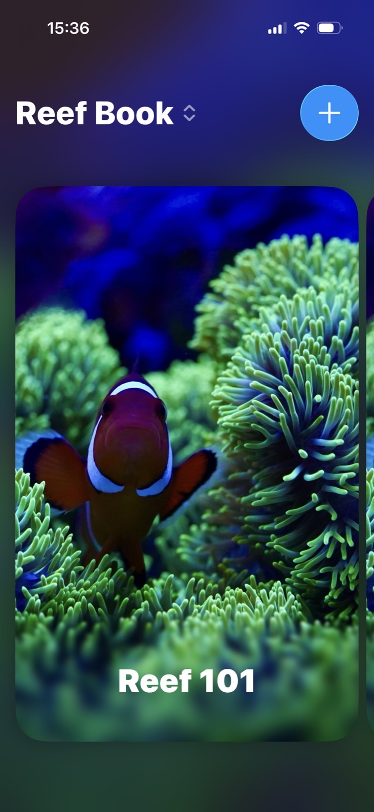 Reef Book app screenshot 1
